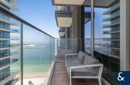 شقة - غرفة نوم - 2 حمامات للايجار في برج Beach Isle 1 - بيتش آيل - إعمار بيتشفرونت - دبي هاربور - دبي
