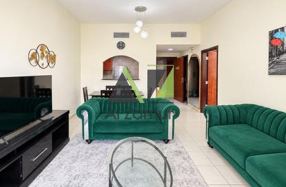 Apartment - 1 - 2 for rent in University View Block C - University View - Dubai Silicon Oasis - Dubai