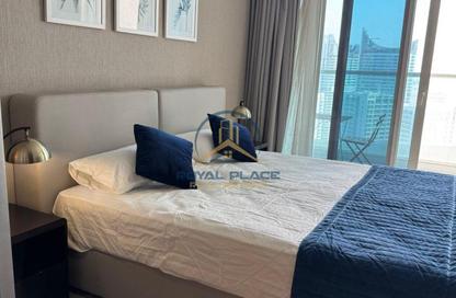 Apartment - Studio - 1 Bathroom for rent in Damac Maison Prive A - Damac Maison Prive - Business Bay - Dubai