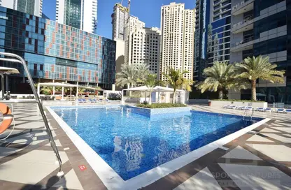 Apartment - Studio - 1 Bathroom for rent in Bay Central Tower West - Bay Central - Dubai Marina - Dubai