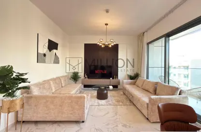 شقة - غرفة نوم - 2 حمامات للايجار في جولدن دريم برج 1 - منطقة 18 - قرية جميرا الدائرية - دبي