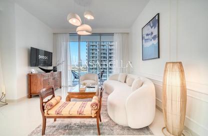 Apartment - 2 - 2 for rent in Beach Isle Tower 2 - Beach Isle - Emaar Beachfront - Dubai Harbour - Dubai