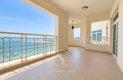 Apartment - 2 - 3 for rent in Al Haseer - Shoreline Apartments - Palm Jumeirah - Dubai