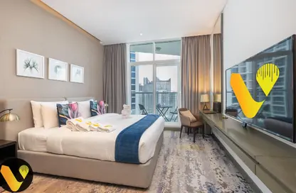 Apartment - 1 Bathroom for rent in Damac Maison Prive - Business Bay - Dubai