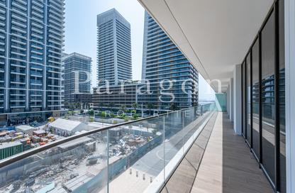 Apartment - 3 - 3 for rent in Palace Beach Residence Tower 1 - Palace Beach Residence - Emaar Beachfront - Dubai Harbour - Dubai