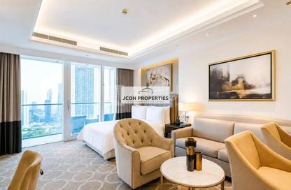 Apartment - Studio - 1 for rent in Kempinski Blvd (The address Blvd) - Downtown Dubai - Dubai Apartment - Studio - 1 for rent in Kempinski Blvd (The address Blvd) - Downtown Dubai - Dubai