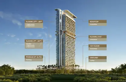 Apartment - 1 Bedroom - 2 Bathrooms for sale in Velos Residence - Motor City - Dubai