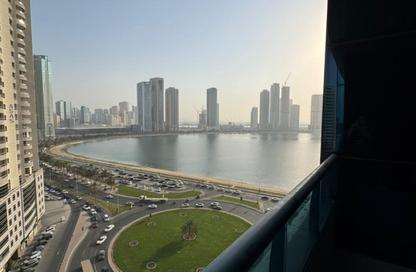 Apartment - 1 - 2 for sale in Beach Tower 2 - Al Khan Lagoon - Al Khan - Sharjah