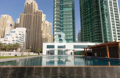 Apartment - 2 Bedrooms - 4 Bathrooms for rent in Al Bateen Residences - Jumeirah Beach Residence - Dubai