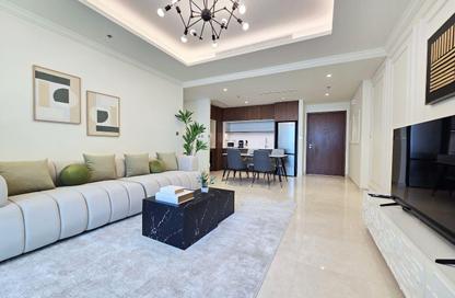 Apartment - 1 Bedroom - 1 Bathroom for rent in Palace Beach Residence Tower 1 - Palace Beach Residence - EMAAR Beachfront - Dubai Harbour - Dubai