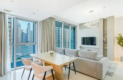 Apartment - 1 Bedroom - 1 Bathroom for rent in Beach Isle Tower 1 - Beach Isle - Emaar Beachfront - Dubai Harbour - Dubai