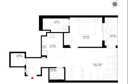 شقة - غرفة نوم - 2 حمامات للبيع في برج Sobha Creek Vista Heights B - شوبا كريك فيستا هايتس - صبحا هارتلاند - مدينة الشيخ محمد بن راشد - دبي