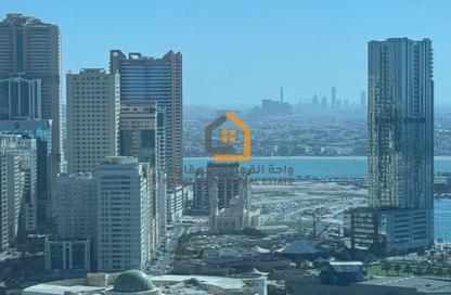 Apartment - 3 Bedrooms - 4 Bathrooms for rent in Al Taawoon Tower 1 - Al Taawoon Towers - Al Khan - Sharjah