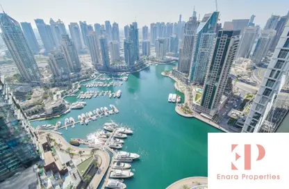 Apartment - 3 Bedrooms - 4 Bathrooms for rent in Damac Heights - Dubai Marina - Dubai