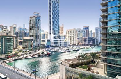 Apartment - 1 Bedroom - 2 Bathrooms for rent in Marina Quays West - Marina Quays - Dubai Marina - Dubai