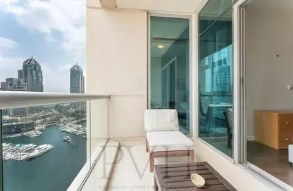 Apartment - 1 Bedroom - 2 Bathrooms for rent in Iris Blue - Dubai Marina - Dubai