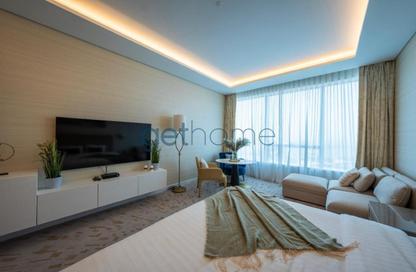 Apartment - 1 Bedroom - 2 Bathrooms for rent in The Palm Tower - Palm Jumeirah - Dubai