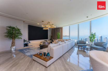 Apartment - 4 Bedrooms - 6 Bathrooms for rent in Palm View - Dubai Media City - Dubai
