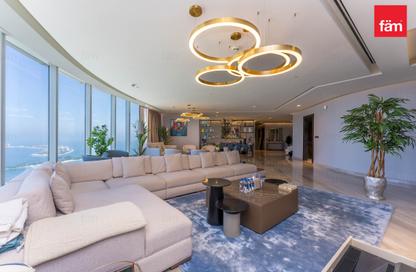 Apartment - 4 Bedrooms - 6 Bathrooms for rent in Palm View - Dubai Media City - Dubai