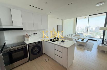 Apartment - 1 - 2 for rent in Binghatti Corner - District 10 - Jumeirah Village Circle - Dubai