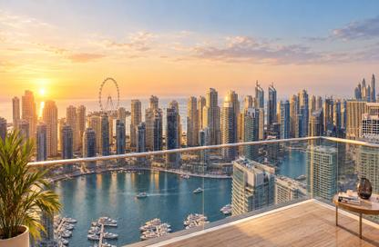 Apartment - 2 - 2 for sale in Marina Shores - Dubai Marina - Dubai