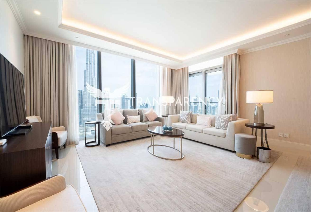 3BR with Maids | Burj Khalifa & Fountain Views photo 14