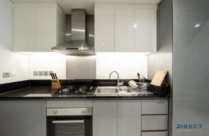 Apartment - Studio - 1 Bathroom for rent in Damac Maison Prive B - Damac Maison Prive - Business Bay - Dubai