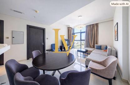 Apartment - 1 - 2 for rent in Golf Veduta Hotel Apartments B - Golf Veduta Hotel Apartments - Golf Town - Damac Hills - Dubai