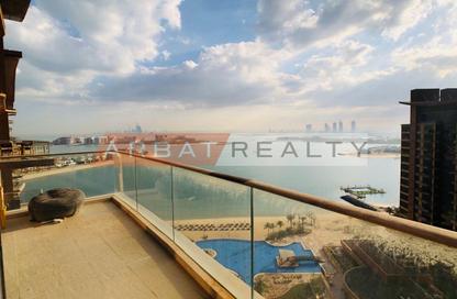 Apartment - 1 Bedroom - 2 Bathrooms for rent in Ruby - Tiara Residences - Palm Jumeirah - Dubai