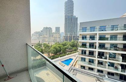 Apartment - 1 - 2 for rent in Al Asmawi Building - District 13 - Jumeirah Village Circle - Dubai