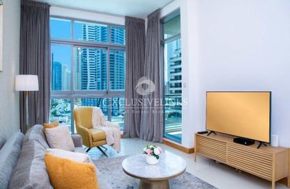 Apartment - 1 Bedroom - 2 Bathrooms for rent in Iris Blue - Dubai Marina - Dubai