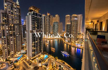 Apartment - 1 - 1 for sale in Time Place Tower - Dubai Marina - Dubai