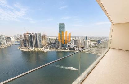 Apartment - 3 - 4 for rent in Peninsula Four - Peninsula - Business Bay - Dubai