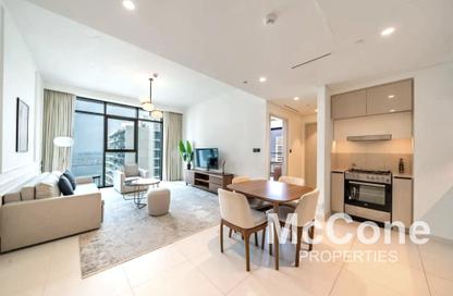 شقة - غرفة نوم - 2 حمامات للايجار في برج Marina Vista 1 - مارينا فيستا - إعمار بيتشفرونت - دبي هاربور - دبي