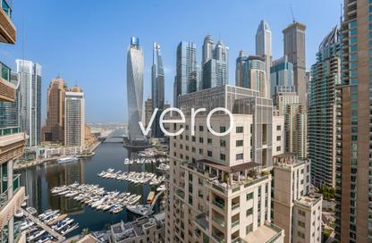 Apartment - 4 Bedrooms - 5 Bathrooms for rent in Al Yass Tower - Dubai Marina Towers - Dubai Marina - Dubai