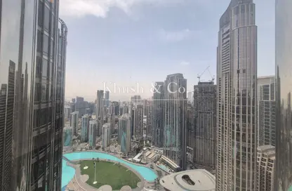 شقة - غرفة نوم - 2 حمامات للايجار في برج خليفة - برج خليفة - وسط مدينة دبي - دبي