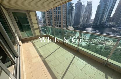 Apartment - 2 Bedrooms - 3 Bathrooms for rent in Al Yass Tower - Dubai Marina Towers - Dubai Marina - Dubai
