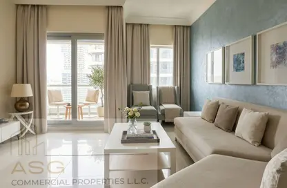 Apartment - 1 Bedroom - 2 Bathrooms for rent in DAMAC Maison Dubai Mall Street (The Signature) - Burj Khalifa Area - Downtown Dubai - Dubai