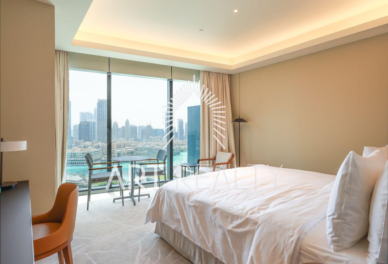 Full Burj Khalifa and Fountain View | Mid Floor photo 12