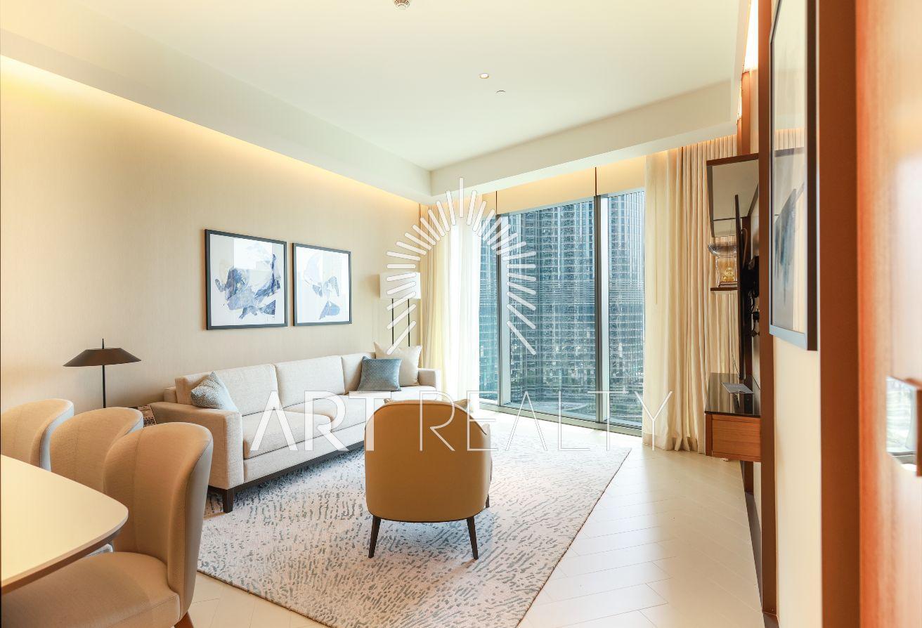 Full Burj Khalifa and Fountain View | Mid Floor photo 4