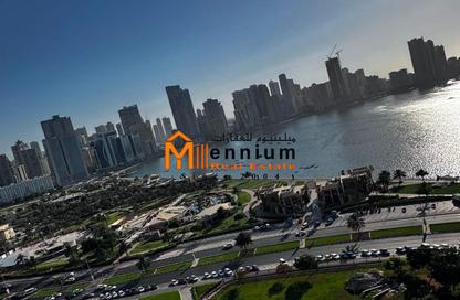 Office Space - Studio - 2 Bathrooms for rent in Ali Mousa Tower 1 - Al Majaz 2 - Al Majaz - Sharjah Office Space - Studio - 2 Bathrooms for rent in Ali Mousa Tower 1 - Al Majaz 2 - Al Majaz - Sharjah