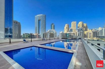 Apartment - Studio - 1 Bathroom for rent in DEC Tower 3 - DEC Towers - Dubai Marina - Dubai