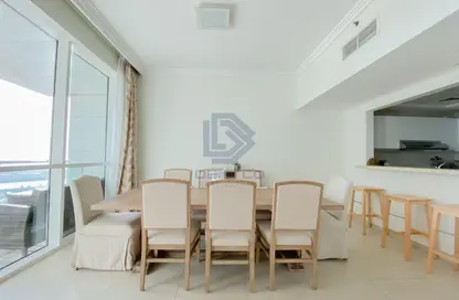 Apartment - 2 Bedrooms - 4 Bathrooms for rent in Al Bateen Residences - Jumeirah Beach Residence - Dubai