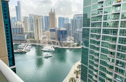 شقة - 2 غرف نوم - 3 حمامات للايجار في برج دلفين - مارينا بروموناد - دبي مارينا - دبي