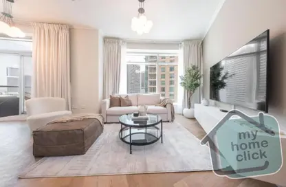 شقة - غرفة نوم - 2 حمامات للايجار في C برج فيوز - برج فيوز - وسط مدينة دبي - دبي