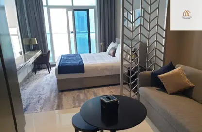 Apartment - Studio - 1 Bathroom for rent in Damac Maison Prive A - Damac Maison Prive - Business Bay - Dubai