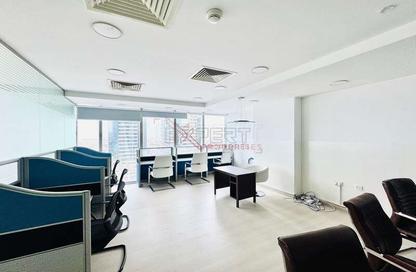 Office Space - Studio - 2 Bathrooms for rent in The Prism - Business Bay - Dubai