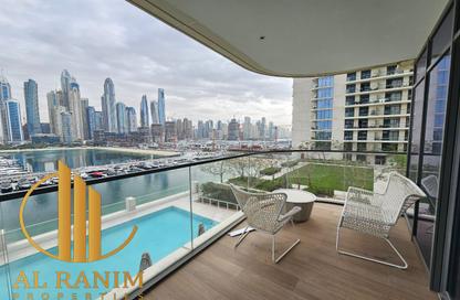 Apartment - 3 - 4 for rent in Marina Vista Tower 2 - Marina Vista - Emaar Beachfront - Dubai Harbour - Dubai