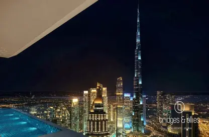 شقة - غرفة نوم - 2 حمامات للبيع في اكسكوزيت ليفينج ريزيدنسز - برج خليفة - وسط مدينة دبي - دبي