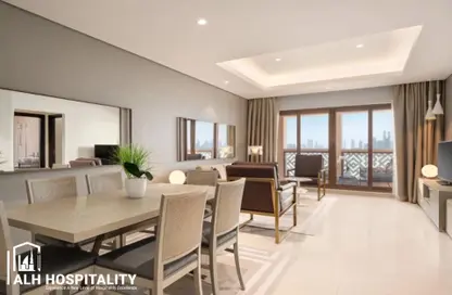 Hotel  and  Hotel Apartment - 3 Bedrooms - 4 Bathrooms for rent in Wyndham residences - The Palm - The Crescent - Palm Jumeirah - Dubai
